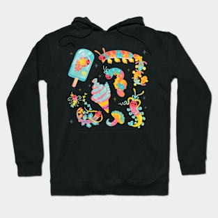 Jelly Polychaete worm Hoodie